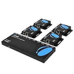 OREI 1x4 HDMI Extender Splitter Multiple Over