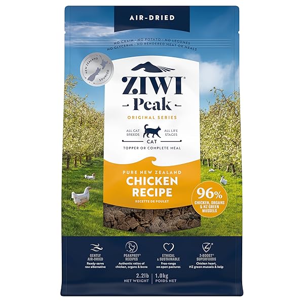 ZIWI PEAK AIR-DRIED CAT FOOD – CHICKEN –...