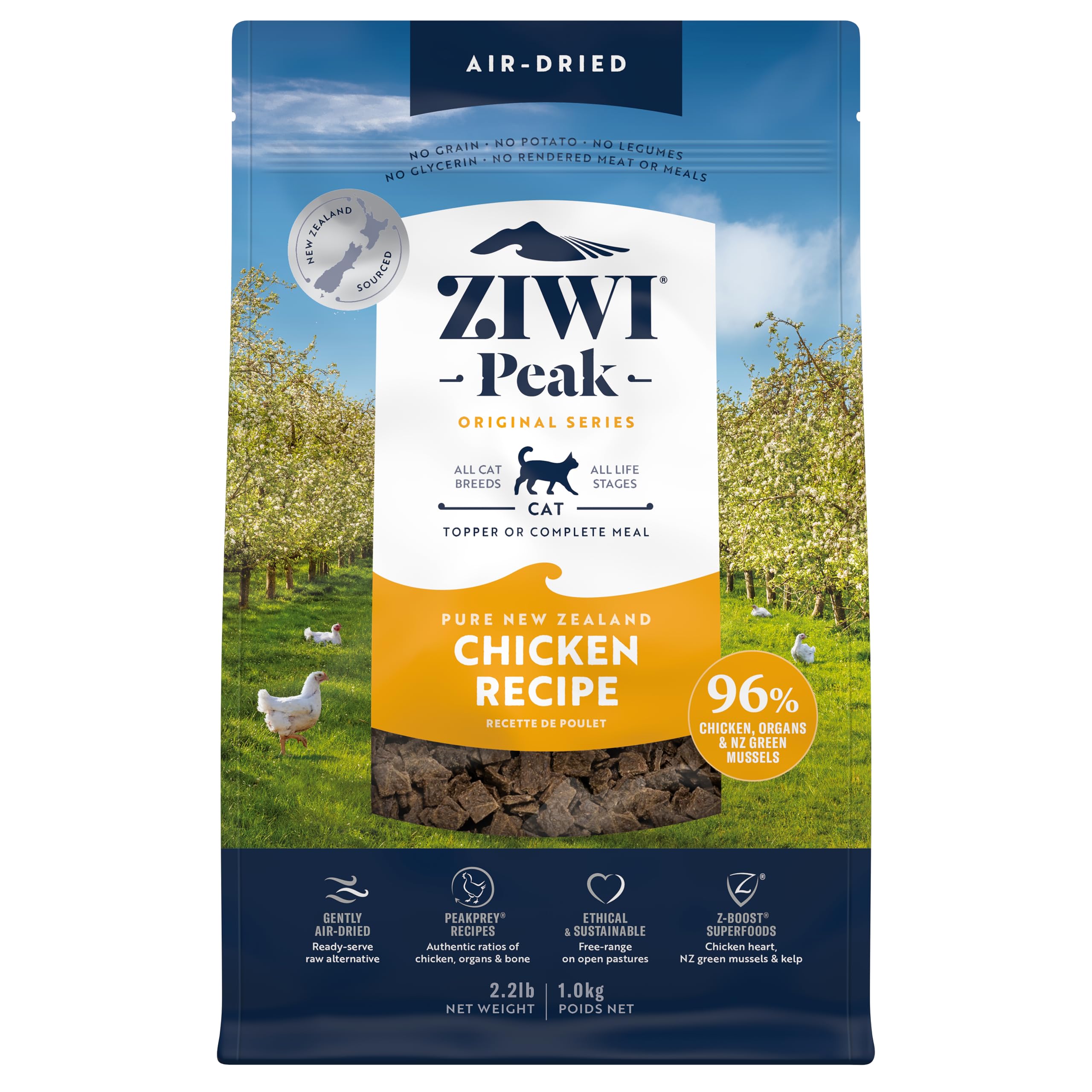 Ziwi Peak Dehydrated Cat Food, Chicken Flavor - 1 kg โ image 1