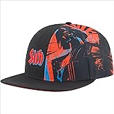 Star Wars Baseball Cap, Sith Graphics Adult Snapback Hat with Flat Brim, Black, One Size