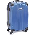 Kenneth Cole REACTION Out of Bounds Lightweight Hardshell 4-Wheel Spinner Luggage, Cobalt Blue, 20-Inch Carry On