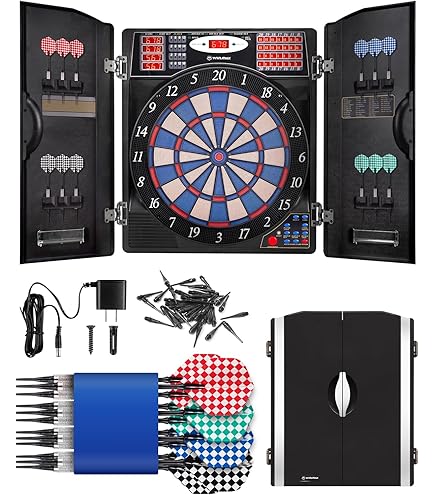 HARLEY-DAVIDSON 電子ダーツ Harley-Davidson Electronic Dartboard with Dart & Extra Tips (2