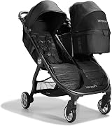 Baby Jogger Foldable Lightweight Carrycot for City Tour 2 Double Opulent Black view 2
