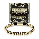 WP WEPICK Gifts for Man Gold Bracelets for Men Dad