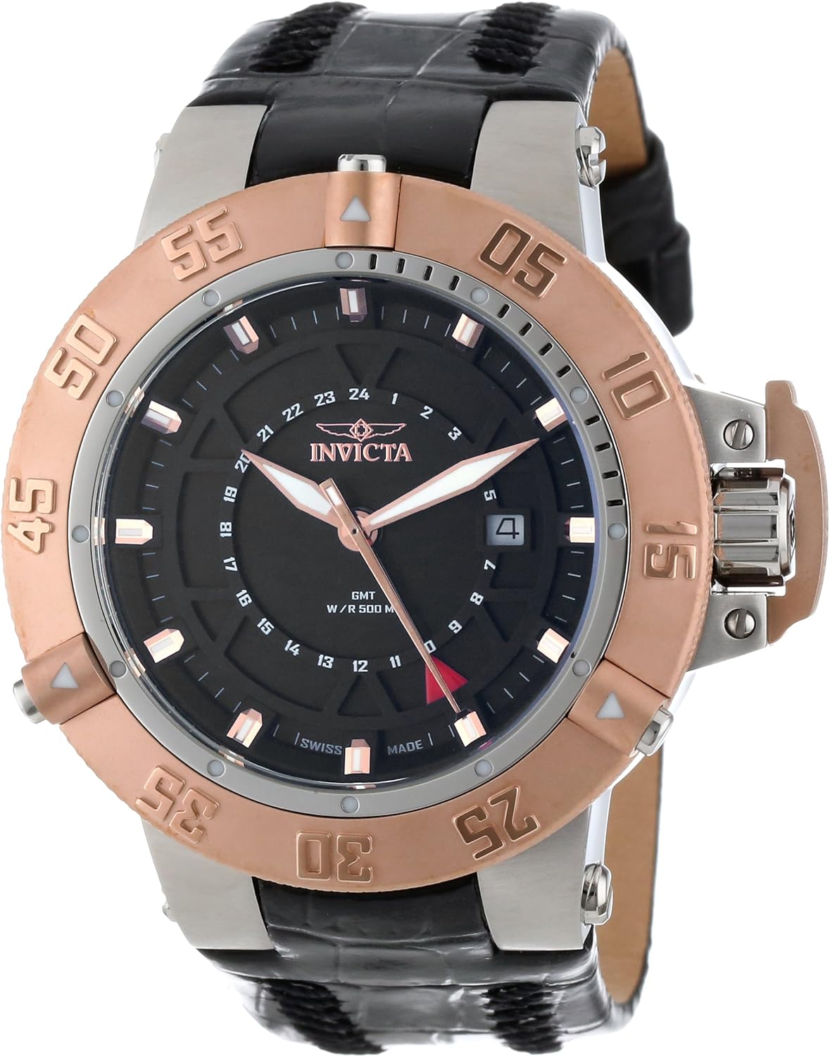 Invicta Subaqua Noma III 12710 Stainless Steel Case Black Ceramic Band