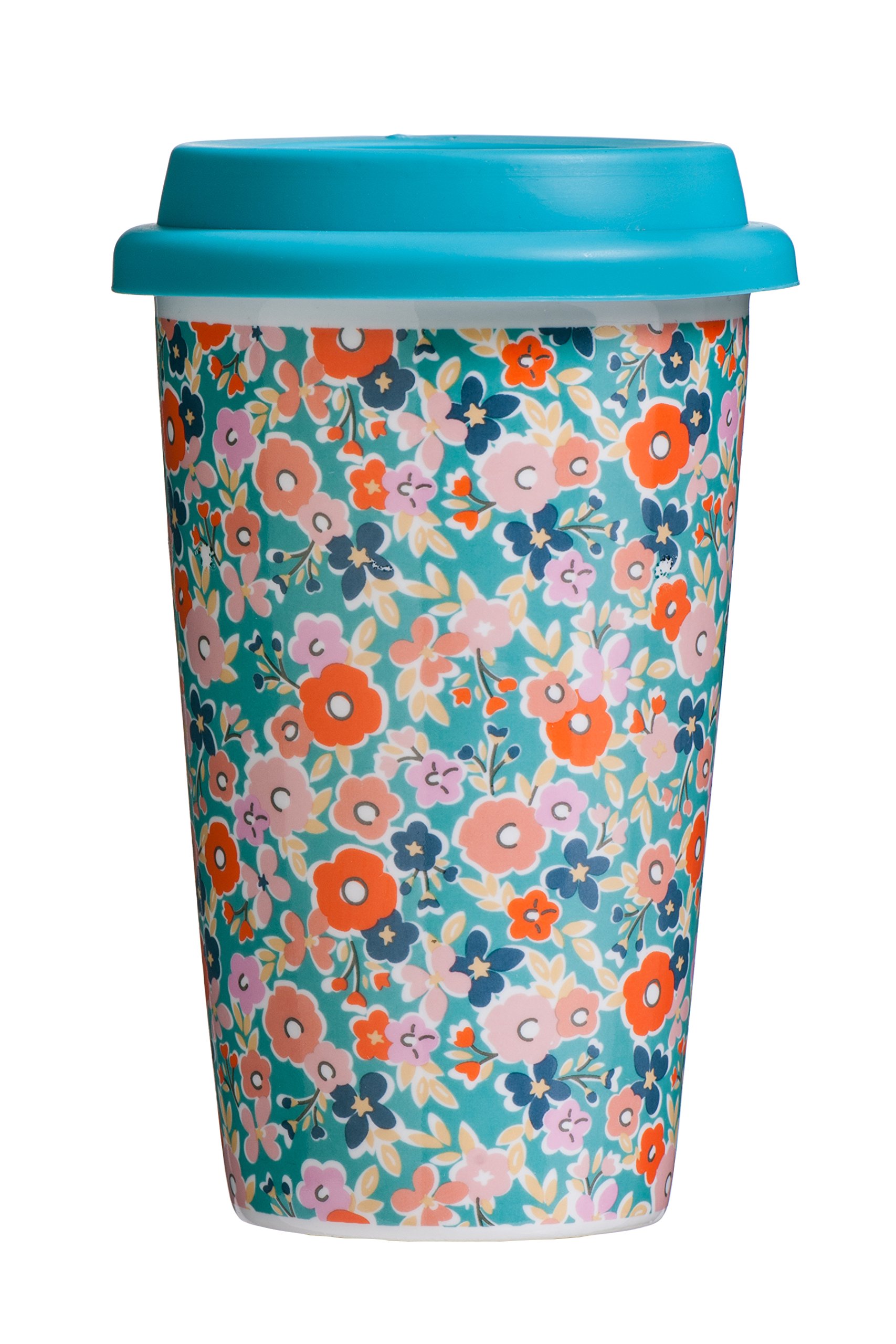 Premier Housewares Pretty Things Travel Mug, Multi-Colour