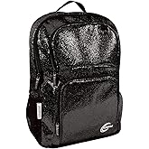 chassé Girls Glitter Cheerleading Backpack (Black)