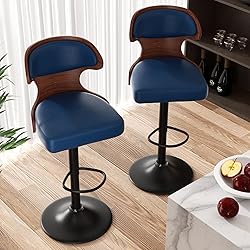 Nalupatio Bar Stools Set of 2 Seat Adjustable