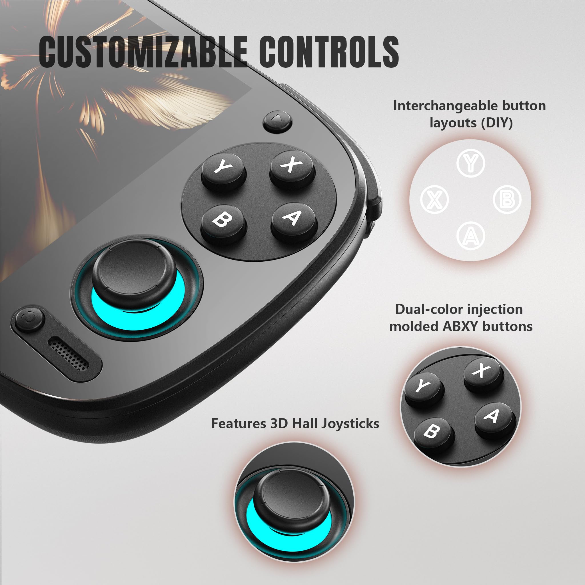 Retroid Pocket 5 Retro Handheld Game Console, 8+128G, 5.5-inch Touchscreen 1080p Portable Android Gaming Handheld with Adreno 650 GPU & WiFi 6/BT5.1, Snapdragon 865 Processor, Android 13 (Black)