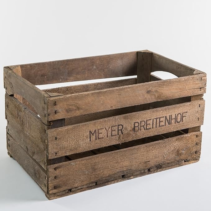 Längliche Obstkiste alte Obstkiste Kiste aus Holz für