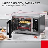 Toshiba 5-in-1 Air Fry Microwave Oven 26L 900W Black ML2-EC26SF(BS) view 7