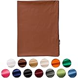 Emoor 100% Cotton Cover Full for Traditional Japanese Floor Futon, Anti-Bacterial & Mite-Resistant & Odor-Resistant, BitterBrown Made in JAPAN