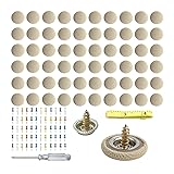 Dickno 60 PCS Car Roof Headliner Repair Kit, Auto