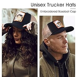 Trucker Hat Men Animal Snapback Hats Adjustable