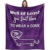 Get Well Gifts for Women, Get Well Gifts for Women After Surgery, Recovery Gift for Woman After Surgery, Feel Better/Get Well Soon Gift for Teenage Girls/Kids, Funny Get Well Throw Blanket 60"x50"