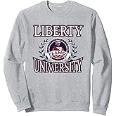 Liberty Flames Laurels Gray Officially Licensed Sweatshirt