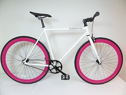 fixie bike pink