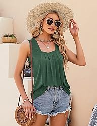 KTILG Green Blouses for Women Fashion 2025 Summer