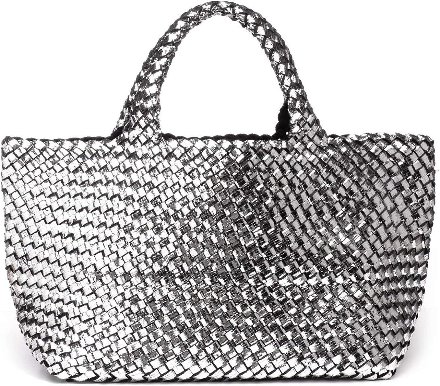 Naghedi St. Barth Metallic Neoprene Tote Reflect One