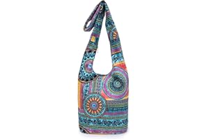 COTON POSE Women Shoulder Handbags Fashion canvas Hippie Crossbody Bags Bohemian Animal Prints Hobo Bags