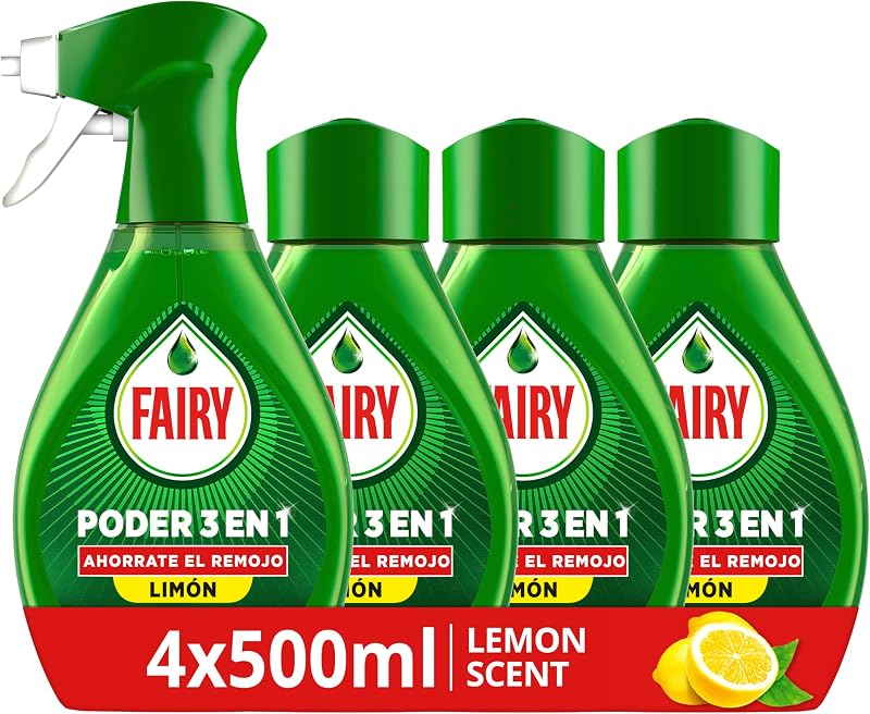 Spray Poder Sin Remojo Pre-Tratamiento Limón, 4x500ml