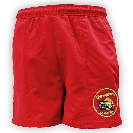 Offizielle Baywatch® Badeshorts, Rot