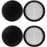 2-Pack Vacuum Cleaner Filter Replacement Compatible with SMOTURE VAC01/VAC02/VC70 Cordless Vacuum Cleaner&amp;ozeeco EC01 Vacuum Cleaner Filter