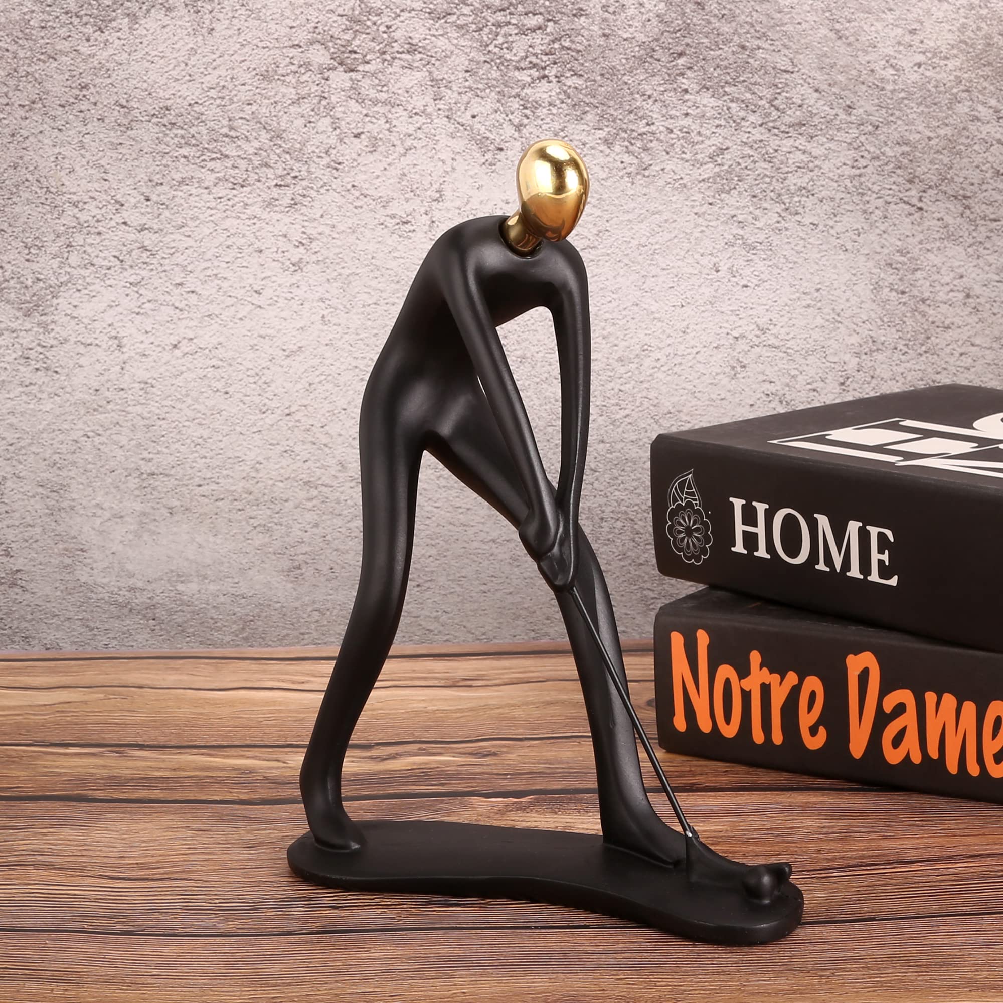 10L0L Golf Gift Character Model Decoration Creative Handmade Home Office Desk Wine Cabinet Deluxe Decoration Christmas Birthday gift for Men