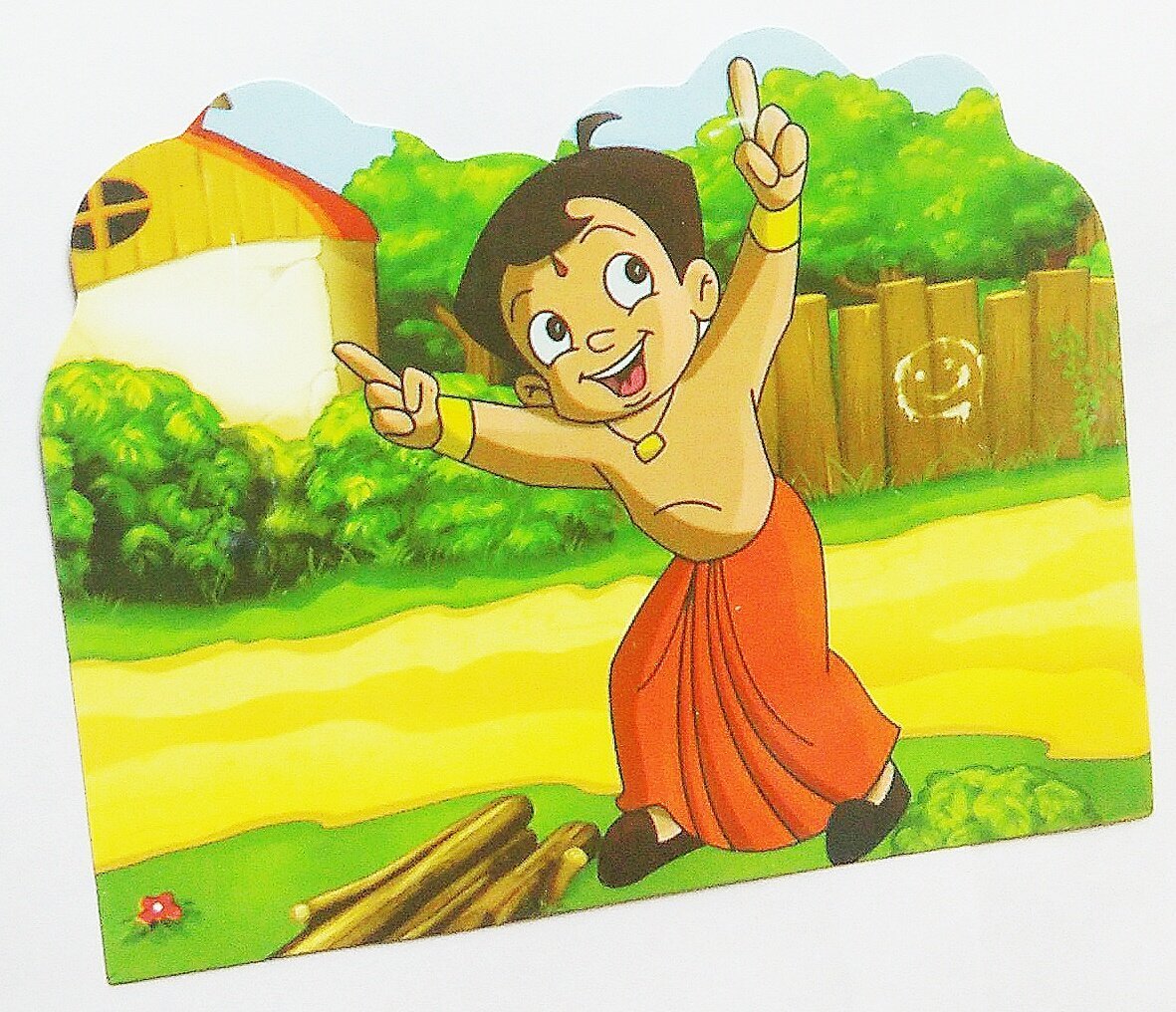Krishna Creations Chota Bheem Theme Birthday Invitation Cards Pack