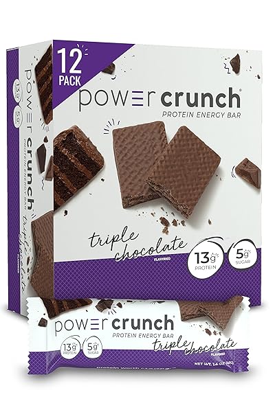 POWER CRUNCH PROTEIN WAFER BARS, HIGH PROTEIN SNACKS...