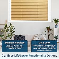 TailorView Customizable Wood Horizontal Cordless