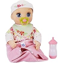 Amazon.com: Baby Alive Real As Can Be Baby: Muñeca de bebé rubia realista, más de 80 expresiones, movimientos y sonidos de bebé, con accesorios para muñecas, juguete para niñas y niños 3