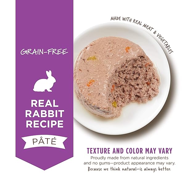 INSTINCT ORIGINAL GRAIN FREE REAL RABBIT RECIPE NATURAL WET CANNED CAT FOOD BY NATURE’S VARIETY, 5.5 OZ. CANS (CASE OF 12)
