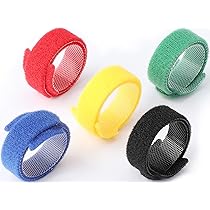 PASOW Lot De 50 Serre-câbles Avec Boucle En Plastique Fin Fil