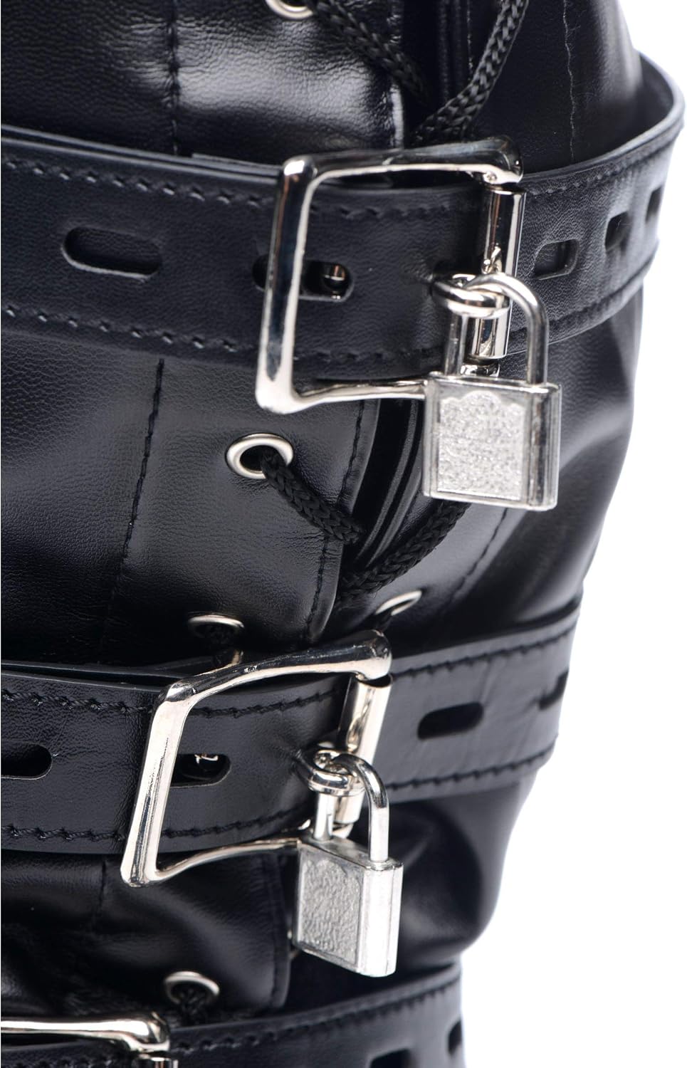 Strict Sex Toys4 Couples Mask Bondage Hood with Penis Gag - Image 5