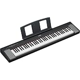Yamaha Piaggero 76-Key Ultra-Portable Digital Piano, Premium Yamaha Voices, Graded Soft Touch Keys, Black NP35B