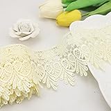 Beige Lace Trim 5 Yards Wide Venise Lace Ribbon