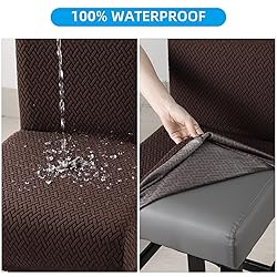 YISUN Waterproof Bar Stool Covers, Stretch Pub