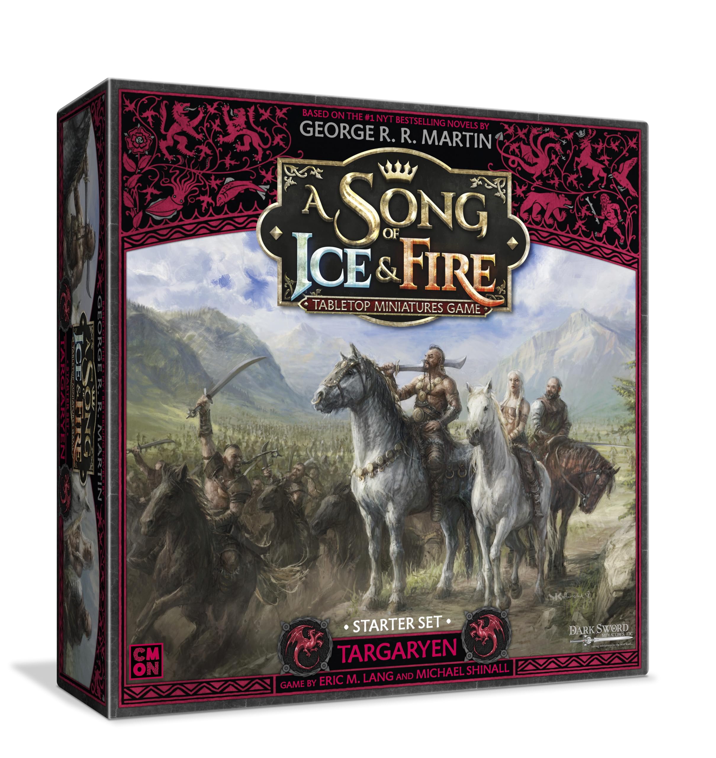 CMON A Song of Ice & Fire Tabletop Miniatures Game Targaryen Starter Set - Command The Fierce House Targaryen! Strategy Game for Adults, Ages 14+, 2+ Players, 45-60 Minute Playtime, Made by CMON Image