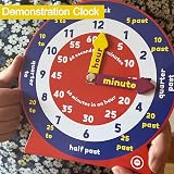 Temple Lodge Early Learning Teaching Clock with Moveable Hands 20cm Magnetic view 6