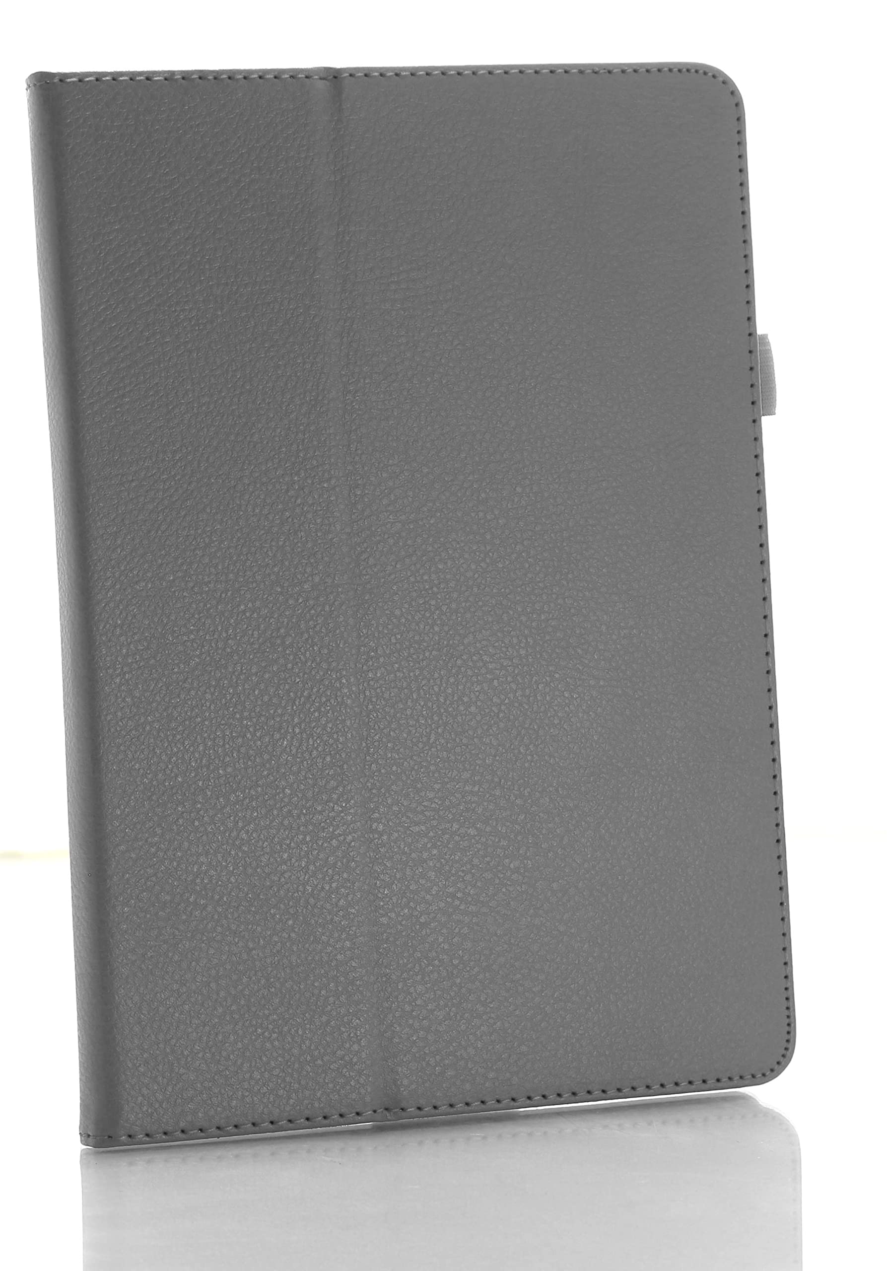 Leather Folio Flip Case For iPad 10.2 9th & 8th Gen and iPad Pro 10.5 (Gray)