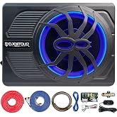 thumbnail image 2 of Blogole 8" 800w Slim Under Seat Subwoofers With Led Ambient Light, Powered Compact 2 of 14