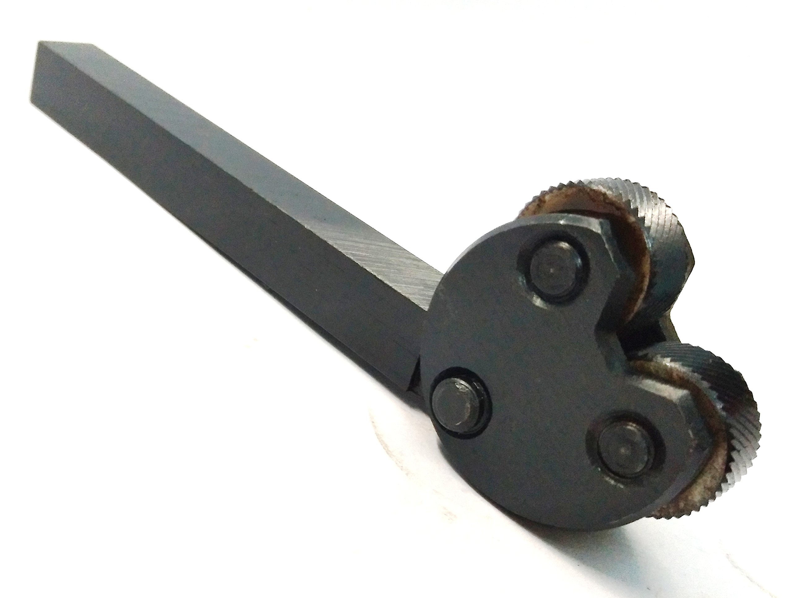 Pivot Head Type Knurling Tool for Diamond Pattern Texture 1/2" Square Shank