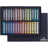 Rembrandt Soft Pastels, Full Stick, 30 Piece General Set | Soft Pastels with High Pigment Concentration and Lightfast Color, Professional Dry Art Medium