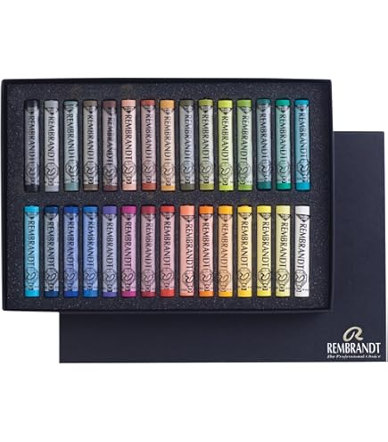 Amazon.com: Rembrandt Soft Pastel Traditional Box Set, 45-Piece