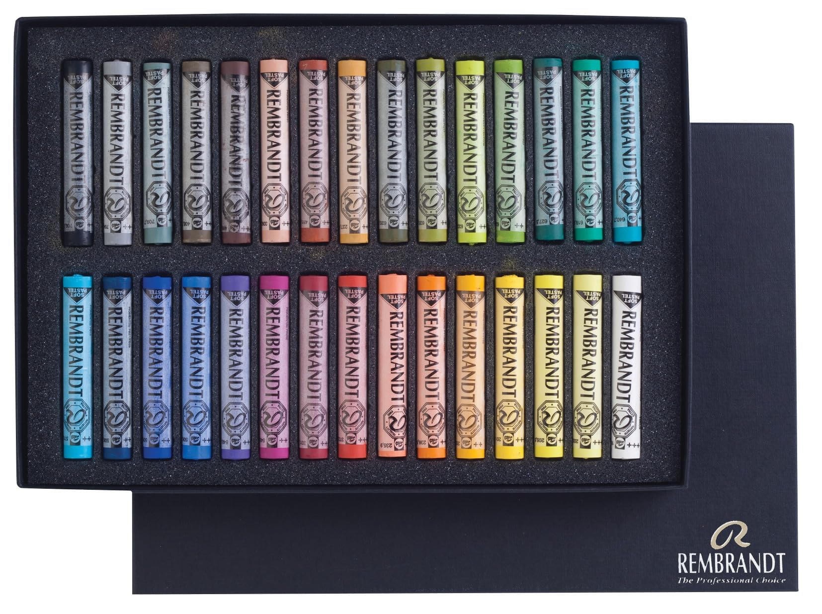 Rembrandt Professional Soft Pastel Set General Colour Selection | 30 Whole Pastels