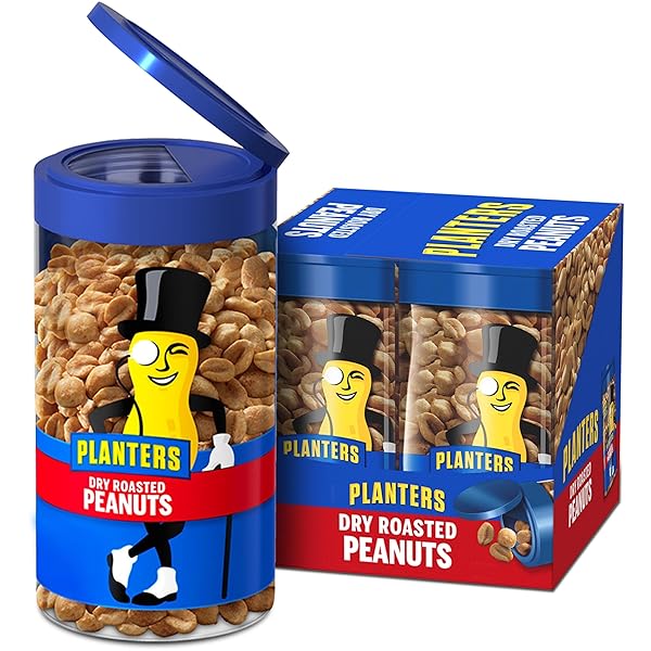 PLANTERS DRY ROASTED PEANUTS, POP & POUR 7...