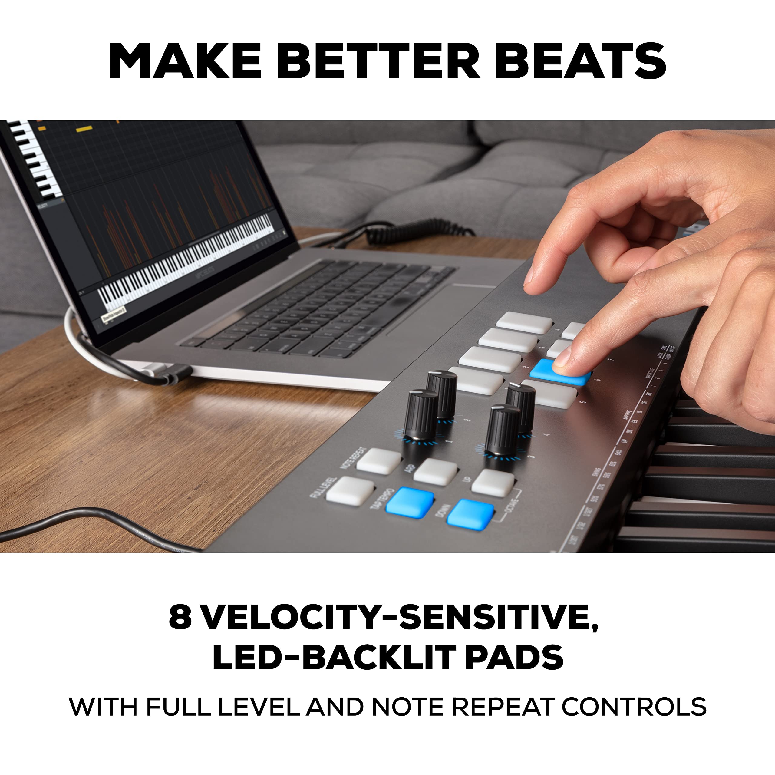 Alesis V49 MKII USB MIDI Keyboard Controller with 49 Velocity Sensitive
