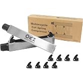 ORXPLUS Tools Motorcycle &amp; Bike Coil Spring Shock Compressor Tool | Heavy-Duty Mechanical Compacting Tool Safely Compresses Motorcycle Rear Shock &amp; Bicycle Coil Springs