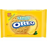 OREO Lemon Creme Sandwich Cookies, Family Size, 18.71 oz | Certified Kosher